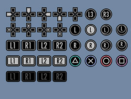 Designed and produced controller icons for PS4 and Xbox One.