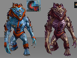 Concept Art for a Troll Variant