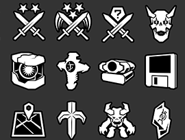 Iconography for the Automap Tab.