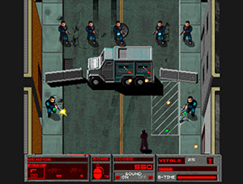 Created art and scripting for a <strong>Commando</strong> style game that allows players to save <strong>Trinity</strong> from the simulated world of <strong>The Matrix</strong>.